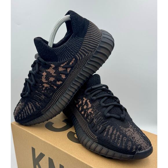 Adidas Yeezy Boost 350 V2 CMPCT Sz 8 Slate Carbon HQ6319 # 409 - Picture 4 of 8